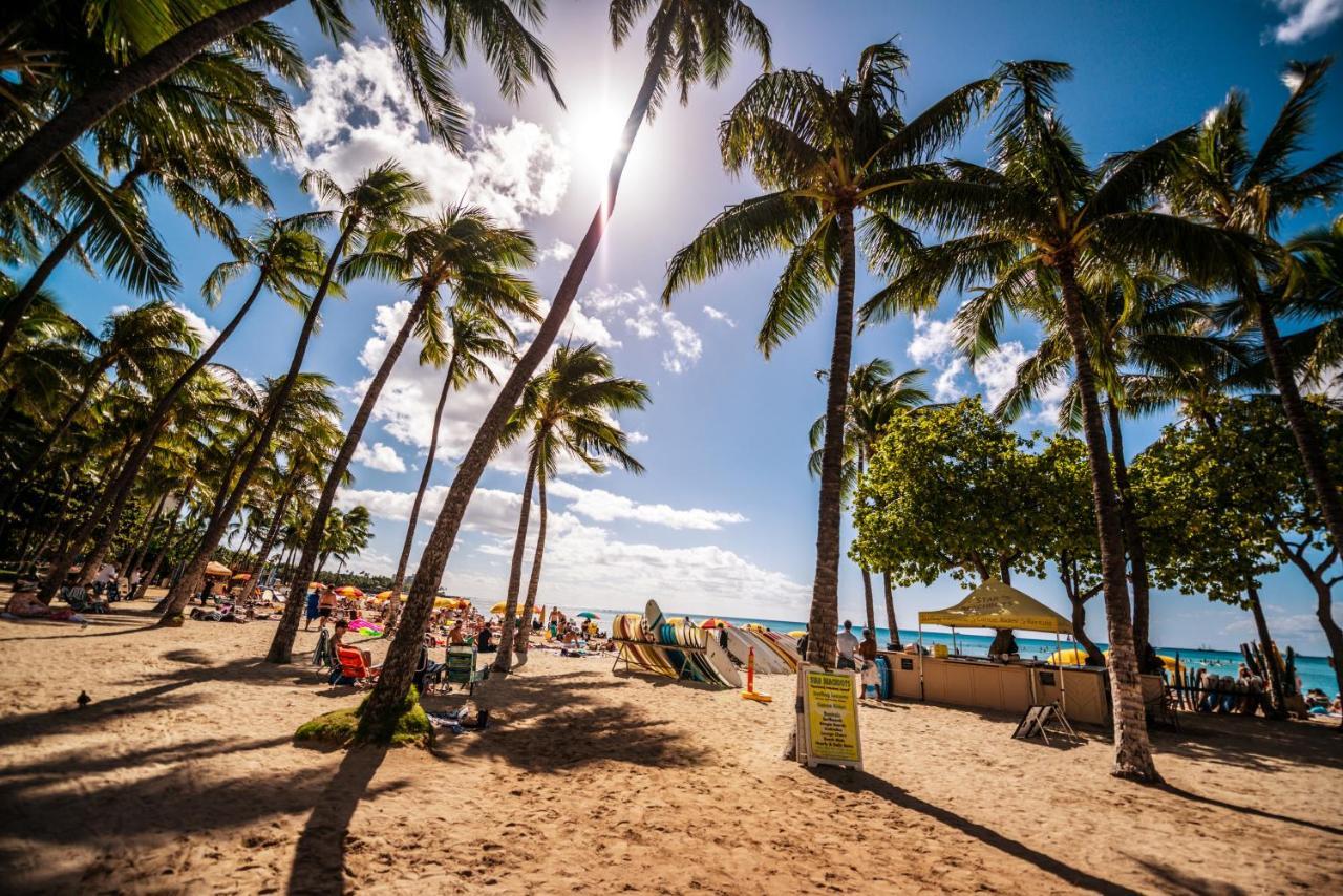 Aloha Vibes Await! Stylish Condo At Aloha Surf - Mountain And City Views Honolulu Eksteriør billede